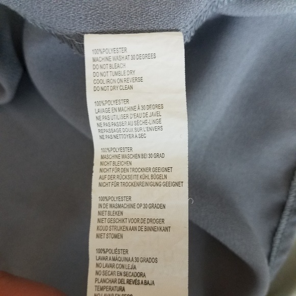 Boohoo Light Gray Wrap Dress - Picture 6 of 6